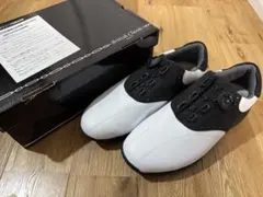 未使用ゴルフシューズ ダイヤル式スパイク 27.5cm ブリティッシュクラシック