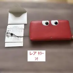 ✨付属品✨ ANYA HINDMARCH 三つ折り アイズ 顔 ネイビー - メルカリ
