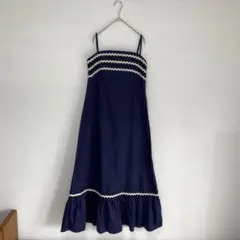 【vineyard vines】マキシ丈　ワンピース ギャザー　フレア【XS】