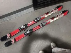 HX900 スキー板 赤黒 140cm バインディング付