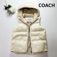 COACHダウンベスト未使用品 アウター レディース 美品 爆安 早い者勝ち 2025年最新】COACH レディース ダウンベスト・キルティング