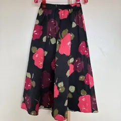 【美品】ケイトスペード花柄 フレアスカート XXSのサムネイル