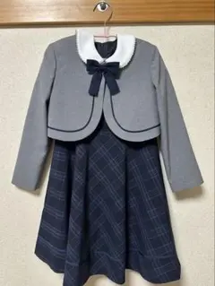 フォーマルスーツ　ワンピース　卒園式　入学式　130cm
