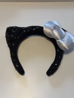 USJ キティちゃん カチューシャ シルバーリボン