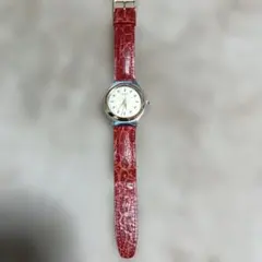 電池切れ　SWATCH 腕時計 本体 レッド