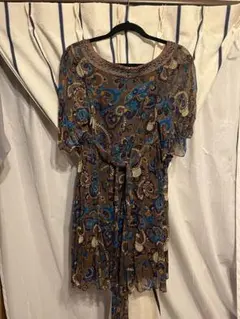 値下げしました！ Grace class ペイズリー柄五分袖チュニック