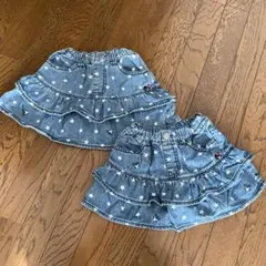 ミキハウス　ダブルビー　スカート　110㎝.120㎝