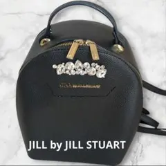 ジルスチュアート リュック ビジュー装飾付き ブラック 黒