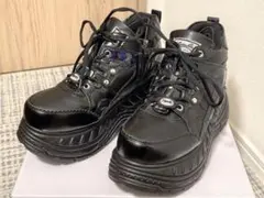 YOSUKE 厚底スニーカー（ブラックマルチ） 27センチ ヒール高8センチ