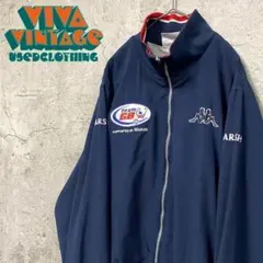 レア【古着】kappa カッパ 刺繍ナイロンジャケット メンズM