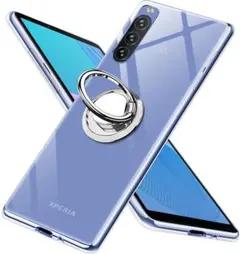 Xperia 10 III ケース クリア リング付き TPU SO-52B