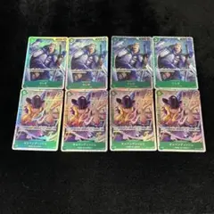 ワンピースカードたしぎSR4枚キャベンディッシュ4枚まとめ売り