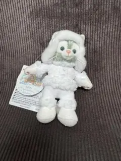 【美品】ダッフィーフレンズ　ジェラトーニ　ピンバッジぬいぐるみ