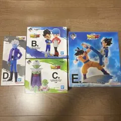 一番くじ　ドラゴンボール　DAIMA B賞　C賞　D賞　E賞4体セット