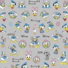 ドナルド デイジー ネイルシール ディズニー お花