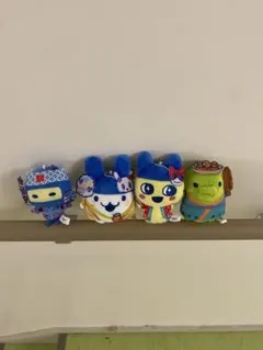 たまごっち ボールチェーン付きぬいぐるみ もぐもぐおまつりわっしょい！4種セット