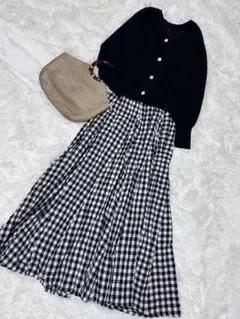 グリーンレーベルリラクシング　リネンシアー 2WAY Vネック カーディガン