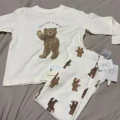 【新品未使用】ジェラートピケ ルームウェア 長袖 上下セット パジャマ