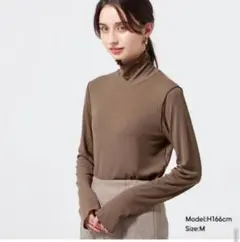 ソフトリブタートルネックT GU