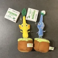 ピクミン 引っこ抜きぬいぐるみマスコット 黄　青ピクミン