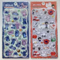正規品　プチドロ ベイマックス スティッチ ディズニー 2枚
