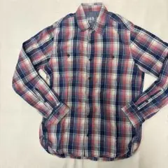 gap チェックシャツ　長袖　S