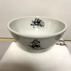 【未使用】【日本製】ディズニー ドナルドダック スキー柄 茶碗 maebata