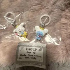 ガチャポン BT21 めじるしアクセサリー エンジェル KOYA CHIMMY