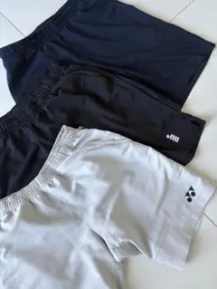 YONEXユニクロGOSEN テニス ハーフパンツ 3枚セットのサムネイル