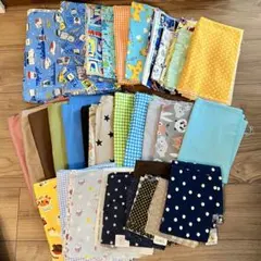 タイムセール★はぎれ　生地　オックス生地　まとめ売り　入園入学準備　ハンドメイド