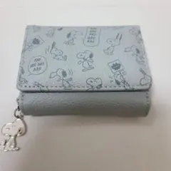 SNOOPY 三つ折り財布 ライトブルーのサムネイル
