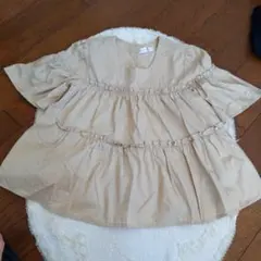 GAP KIDS ベージュ フリルトップス XL