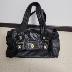 ♡マークバイマークジェイコブス黒 合成皮革 ショルダーバッグ