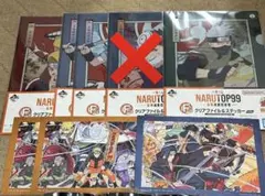 ナルト　一番くじ　E賞　F賞　クリアファイル　イラスト色紙