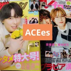 ACEes ザテレビジョン　TVfan　切り抜き