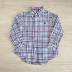 【新品・未使用】ラルフローレン チェック柄シャツ 24M 90 男の子 POLO
