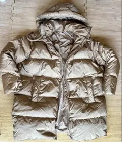 ZARA ダウンコート ボリューム モカベージュ xs 暖かい 防寒