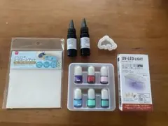 UV-LEDライトとレジン着色剤セット