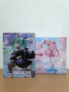 初音ミク フィギュア 2種セット FIGURIZM AMP+