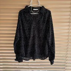 ツモリチサト×ニコアンド シャツワンピース ネコ ドット柄 - メルカリ