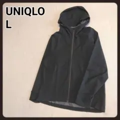 ユニクロ　ブロックテックパーカー　L　メンズ