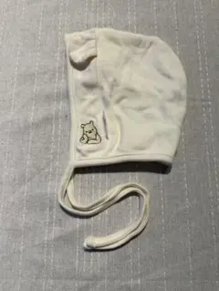 くまのプーさん ベビー帽子 アイボリー