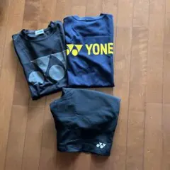 YONEX ウェア　半袖Tシャツ&ハーフパンツセット