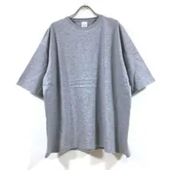 新品 5.6オンス ビッグシルエット Tシャツ 半袖 無地 メンズ グレー L