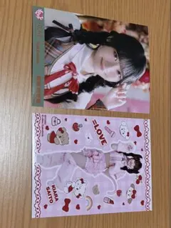 イコラブ 齋藤樹愛羅 ラブソングに襲われる 歌唱衣装/mikko コラボ 生写真