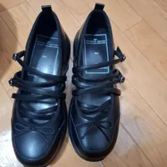 GU rokh ロク　メリージェーンシューズ　黒　Lサイズ　24～24.5cm