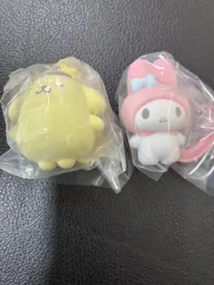 サンリオ　カラフル　カラビナ　マスコットチャーム　ポムポムプリン　マイメロ