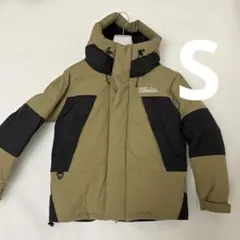 FIRST DOWN ダウンジャケット カーキ ブラック S