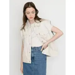 トラッカージャケットベスト/リーバイスLevi’s レディース　デニムジャケット