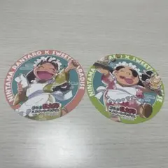 忍たま乱太郎 しんべヱ　喜三太　コースター　2枚セット